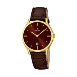 Festina F16747-3 - Kupuj tylko oryginalne produkty w autoryzowanym sklepie. Brązowe zegarki męskie marki Festina. Za 344,00 zł.
