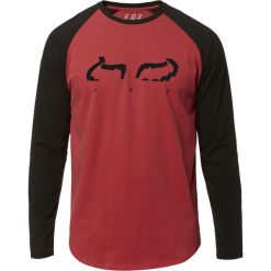FOX T-shirt męski Strap Ls Airline Tee XL czerwony. Czerwone koszulki męskie FOX, xl, bez wzorów, z materiału, bez kołnierzyka, z krótkim rękawem, krótkie. Za 167,00 zł.
