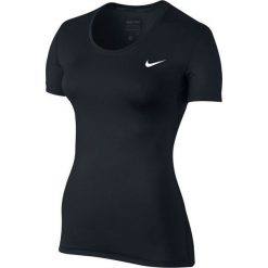 Nike Koszulka treningowa PRO Cool Short Sleeve W Czarna r. M - (725745-010). Czarne t-shirty damskie Nike, m. Za 89,60 zł.