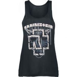 Topy damskie: Rammstein In Ketten Top damski czarny