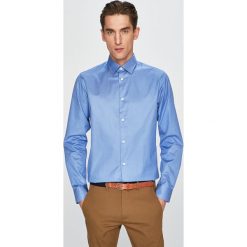 Selected - Koszula. Niebieskie koszule męskie Selected, m, bez wzorów, z bawełny, eleganckie, z klasycznym kołnierzykiem, z długim rękawem. W wyprzedaży za 129,90 zł.