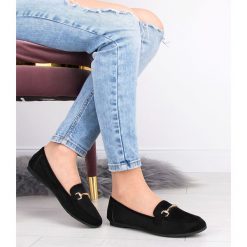 Mokasyny damskie Abloom 9988-128 Czarne. Czarne mokasyny damskie ABLOOM, z materiału, eleganckie. Za 59,00 zł.