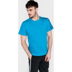 Adidas Performance Z.N.E. Koszulka Niebieski. Niebieskie podkoszulki męskie adidas Performance, xl, z nadrukiem, z bawełny, z krótkim rękawem. Za 197,95 zł.