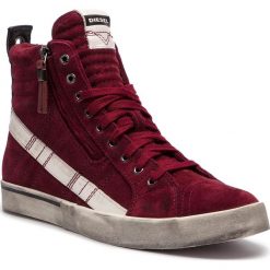 Sneakersy DIESEL - D-Velows Mid Lace Y01759 P1834 T5283 Cabernet. Czerwone sneakersy męskie Diesel, na co dzień, bez wzorów, ze skóry, eleganckie, bez zapięcia. W wyprzedaży za 449,00 zł.