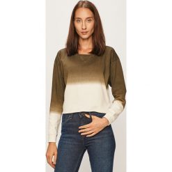 Only - Bluza. Zielone bluzy damskie ONLY, s, bez wzorów, z bawełny, bez rękawów, bez kaptura. W wyprzedaży za 59,90 zł.