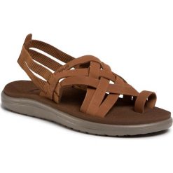 Sandały TEVA - Voya Strappy Leather 1106868 Cpm. Pomarańczowe klapki damskie Teva, bez wzorów, ze skóry, bez obcasa. Za 239,00 zł.
