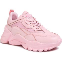 Sneakersy TOGOSHI - TG-19-04-000179 621. Różowe półbuty damskie Togoshi, na co dzień, bez wzorów, ze skóry ekologicznej, bez obcasa, bez zapięcia. W wyprzedaży za 289,00 zł.