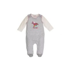 Śpiochy niemowlęce: SALT AND PEPPER Baby Glück Rampersy Pony grey