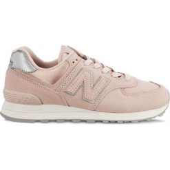 Sportowe Buty New Balance 574 WL574OPS. Fioletowe buty sportowe damskie Molly.pl, z zamszu. Za 349,00 zł.