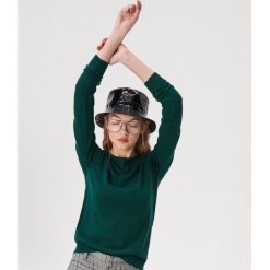Sweter basic - Turkusowy. Niebieskie swetry damskie Sinsay, s, bez wzorów, bez rękawów, bez kaptura. Za 39,99 zł.