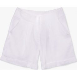 Spodenki lniane Linen summer białe. Białe spodnie damskie Veva, s, ze lnu. Za 199,00 zł.