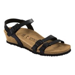 Sandały w kolorze czarnym. Sandały damskie Birkenstock. W wyprzedaży za 299,95 zł.