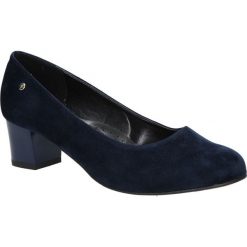 Granatowe czółenka na niskim obcasie Casu 3015. Czarne buty ślubne damskie marki Casu, na niskim obcasie. Za 78,99 zł.