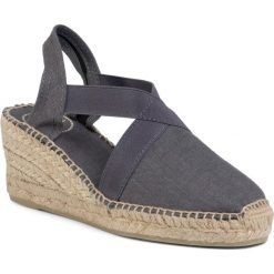 Espadryle TONI PONS - Ter Gris. Niebieskie espadryle damskie Toni Pons, bez wzorów, z tworzywa sztucznego, bez obcasa, na koturnie. Za 189,00 zł.