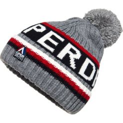 Czapki męskie: Superdry Czapka medium grey/red