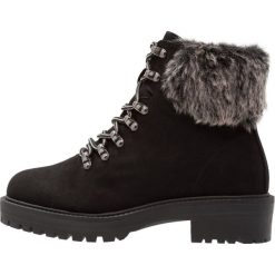 Botki damskie lity: New Look Wide Fit WIDE FIT CATYA Botki na platformie black