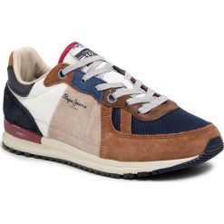 Sneakersy PEPE JEANS - Tinker Pro PMS30617 Sand 847. Brązowe sneakersy męskie Pepe Jeans, bez zapięcia. Za 399,00 zł.