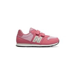 Buty Dziecko New Balance 500. Różowe trampki dziewczęce New Balance, bez wzorów, bez zapięcia. Za 207,10 zł.