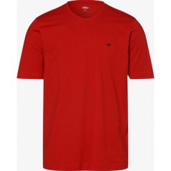 Fynch-Hatton - T-shirt męski, czerwony. Czerwone t-shirty męskie Fynch-Hatton, s, bez wzorów, z bawełny, klasyczne, z klasycznym kołnierzykiem. Za 89,95 zł.