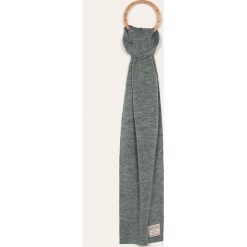 Guess Jeans - Szalik. Czarne szaliki męskie Guess Jeans, z aplikacjami, z wełny. W wyprzedaży za 129,90 zł.