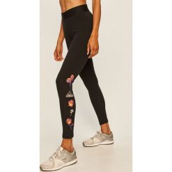 Adidas Performance - Legginsy. Czarne spodnie damskie adidas Performance, s, z elastanu, z podwyższonym stanem. Za 149,90 zł.