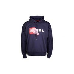 Bluzy Diesel 00S8WB 0IAEG / S-Alby. Niebieskie bluzy męskie Diesel, s, bez wzorów, bez kołnierzyka, bez rękawów, bez kaptura. Za 379,00 zł.