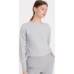 Sweter z prążkowanej dzianiny - Jasny szary. Szare swetry damskie Reserved, s, bez wzorów, z dzianiny, bez rękawów, bez kaptura. Za 69,99 zł.