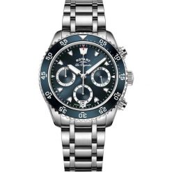 ZEGAREK ROTARY Legacy Ocean Chronograph GB90170/05. Niebieskie, analogowe zegarki męskie marki ROTARY, ze stali. Za 2590,00 zł.