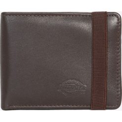Dickies - Portfel skórzany. Czarne portfele męskie Dickies, bez wzorów, ze skóry. Za 149,90 zł.