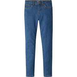 Jeansy dziewczęce: Dżinsy SKINNY bonprix niebieski „stone”