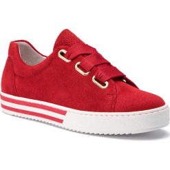 Sneakersy GABOR - 26.505.48 Red. Czerwone półbuty damskie Gabor, ze skóry. W wyprzedaży za 359,00 zł.