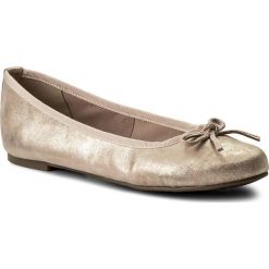 Baleriny MARCO TOZZI - 2-22118-20 Rose Metallic 952. Różowe baleriny damskie Marco Tozzi, na co dzień, bez wzorów, ze skóry ekologicznej, bez obcasa, bez zapięcia. W wyprzedaży za 149,00 zł.