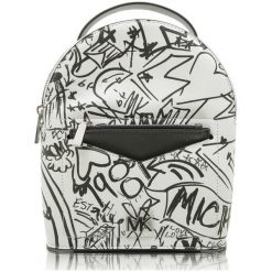 Michael Kors Damski Biały Plecak. Białe plecaki damskie marki Michael Kors, bez wzorów. Za 1289,00 zł.