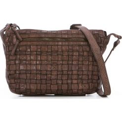Torebki klasyczne damskie: Skórzana torebka w kolorze brązowym – 27 x 21 x 8 cm