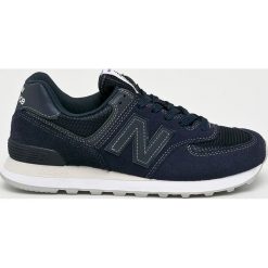 New Balance - Buty ML574ETB. Niebieskie buty sportowe męskie marki New Balance, ze skóry, na sznurówki. W wyprzedaży za 269,90 zł.