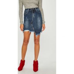 Answear - Spódnica. Czarne spódniczki damskie ANSWEAR, s, z elastanu, casualowe, mini, proste. Za 99,90 zł.