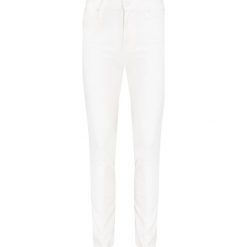 Jeansy MOTHER MID RISE DAZZLER ANKLE. Białe jeansy damskie Mother. Za 1300,00 zł.
