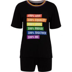 Piżama DKNY UYI3819499. Czarne piżamy damskie DKNY, xs, bez wzorów, z elastanu, bez rękawów. W wyprzedaży za 279,00 zł.