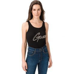 Guess Babe Podkoszulek Czarny. Czarne podkoszulki damskie Guess, xs, z aplikacjami, z bawełny. Za 175,95 zł.