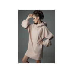 Sukienka Holey Freak - nude. Brązowe sukienki damskie Madnezz, s, z aplikacjami, z elastanu, z kapturem, bez rękawów. Za 289,00 zł.