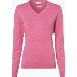 Brookshire - Sweter damski, różowy. Różowe swetry klasyczne damskie marki brookshire, xl, z bawełny. Za 129,95 zł.