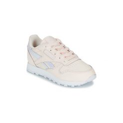 Buty Dziecko Reebok Classic CLASSIC LEATHER. Różowe trampki dziewczęce Reebok Classic, bez wzorów, bez zapięcia. Za 239,00 zł.