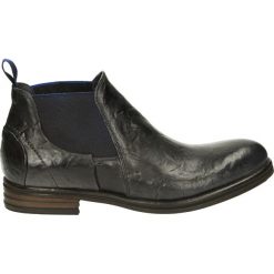 Botki męskie - 8822 04-COBAL. Czarne botki męskie Venezia, ze skóry. Za 399,00 zł.