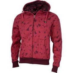 Bluzy męskie: Woox Męska Bluza z Kapturem | Czerwona Circular red - Circular red S - S - 8595564719847