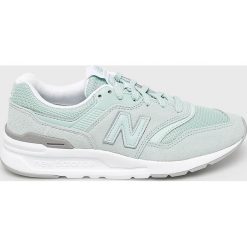 New Balance - Buty CW997HCA. Zielone buty sportowe damskie New Balance, bez wzorów, ze skóry, sportowe. W wyprzedaży za 329,90 zł.