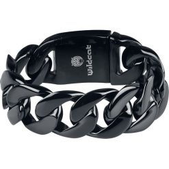 Bransoletki męskie: Wildcat Black Braided Bracelet Bransoletka – Łańcuch czarny