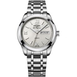 ZEGAREK ROTARY Legacy GB90173/06. Szare, analogowe zegarki damskie marki ROTARY, ze stali. Za 1690,00 zł.