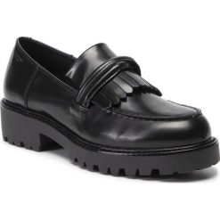 Półbuty VAGABOND - Kenova 4841-304-20 Black. Czarne półbuty damskie Vagabond, bez wzorów, ze skóry, bez obcasa, na obcasie, bez zapięcia. Za 499,00 zł.