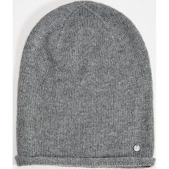 Czapka beanie z domieszką kaszmiru - Szary. Szare czapki damskie Mohito, bez wzorów, z kaszmiru. Za 29,99 zł.
