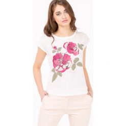 T-shirty damskie: T-shirt z motywem kwiatów